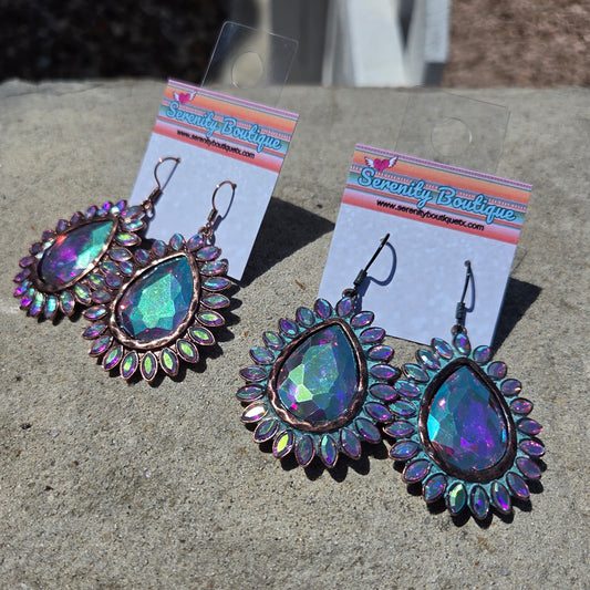 Wild Child Rhinestone Earrings