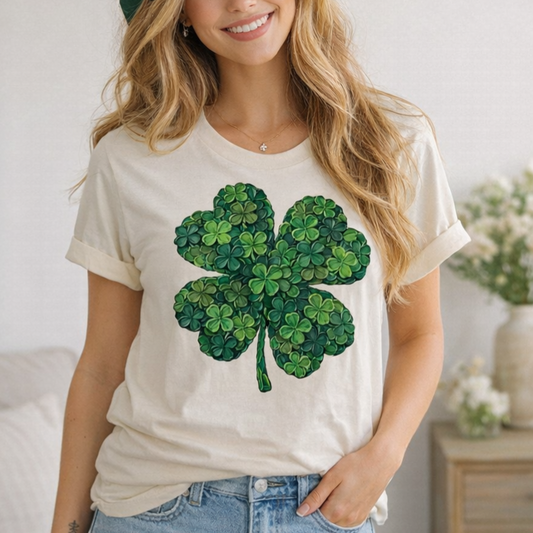 Painted Clover Tee