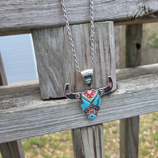 Tribal Bull Necklace