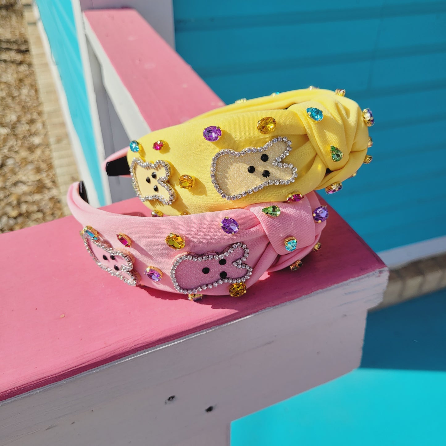 Rhinestone Peep Headband