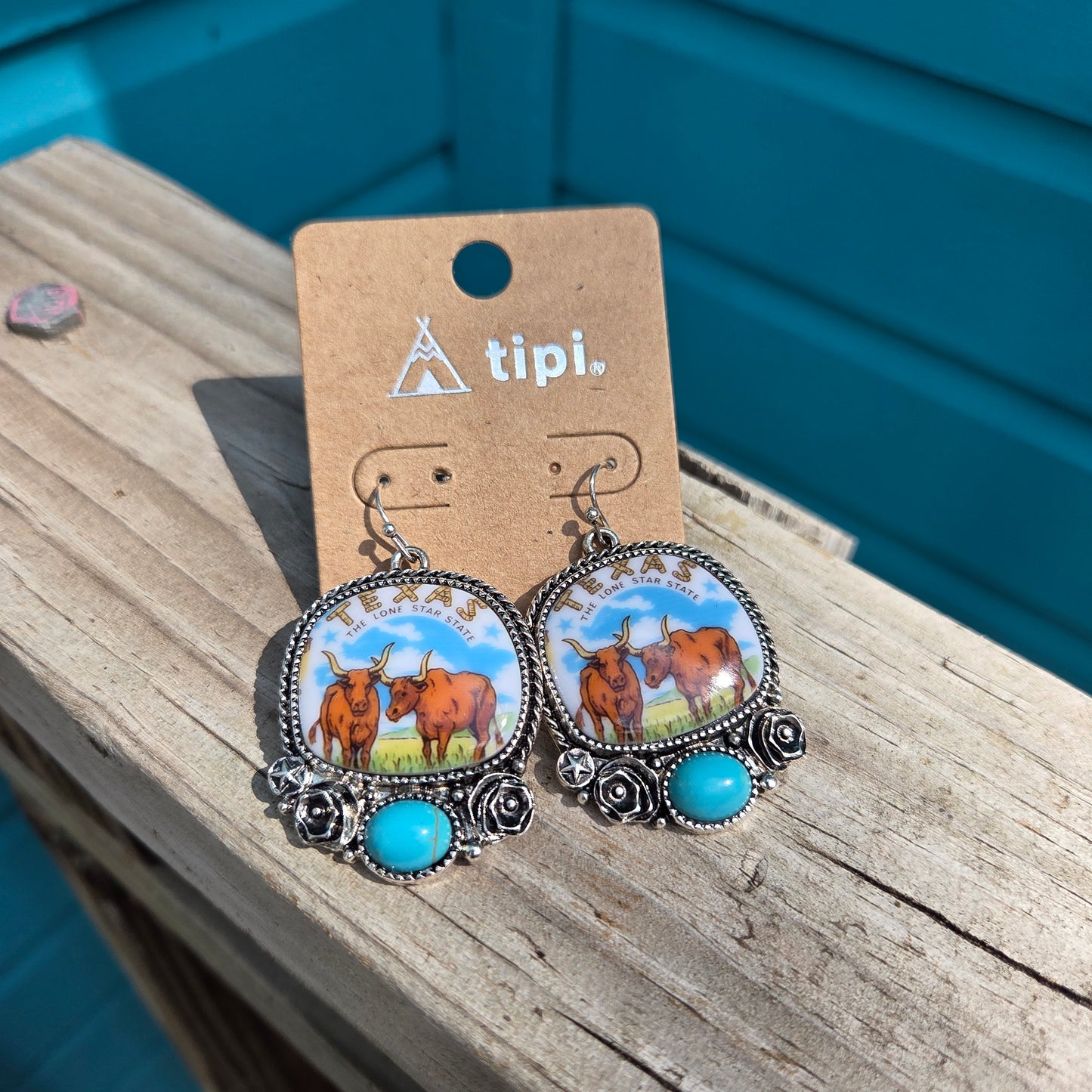 Texas Longhorn Earrings