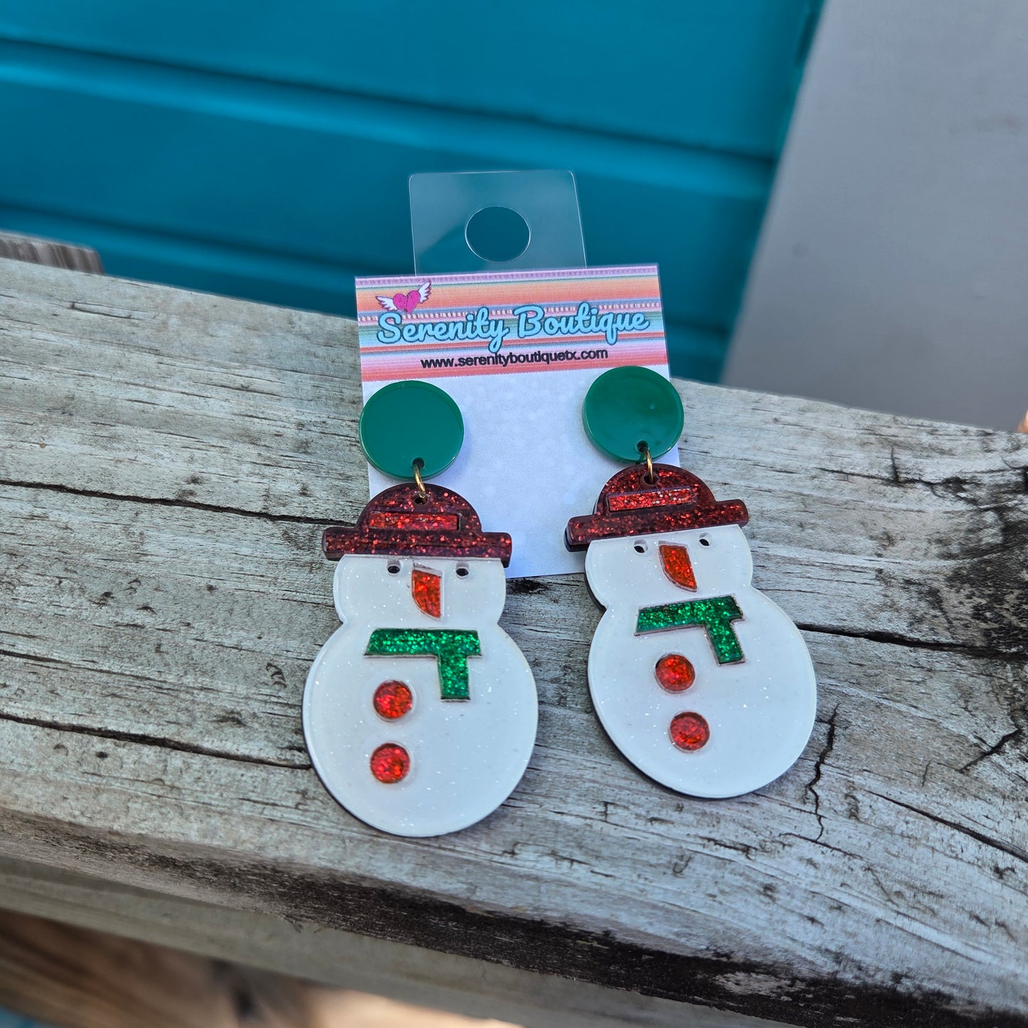 Frosty the Snowman Earrings