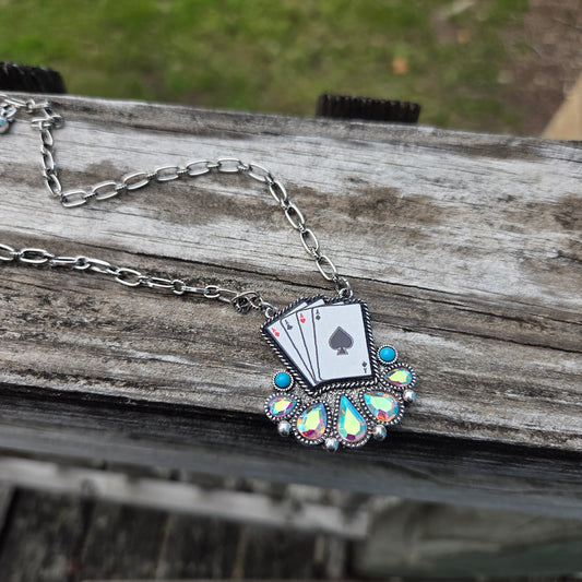 Poker Night Necklace