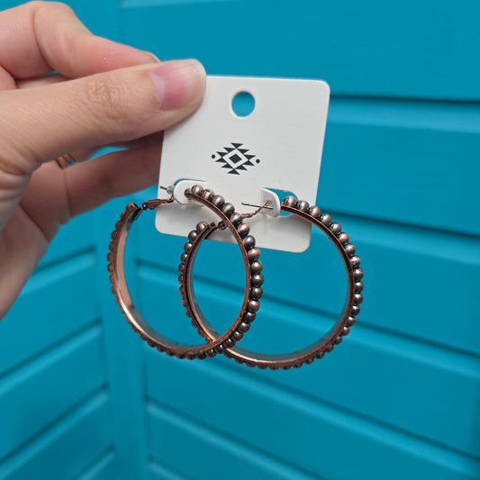 Hoop Up Earrings