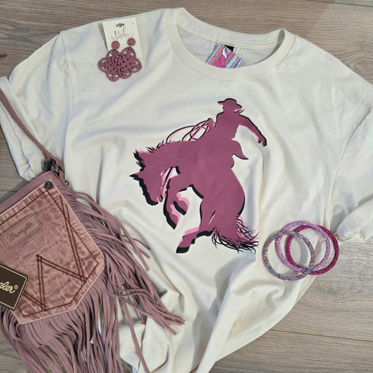 Cowboy Bronco Tee