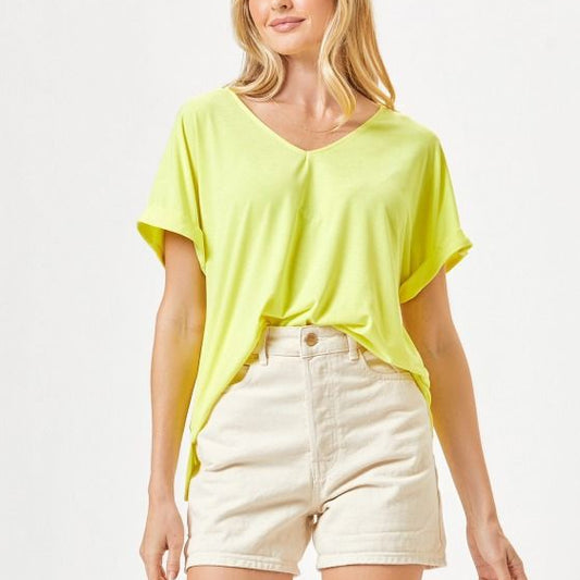 The Solid Liz Dolman Tee