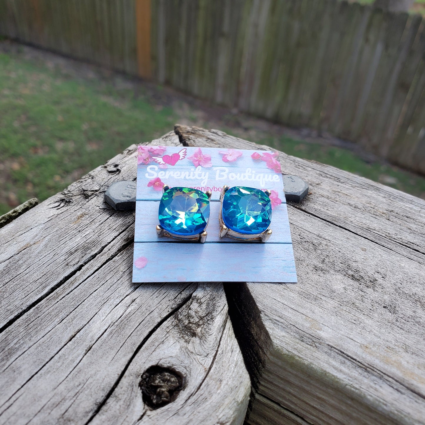 Bling Cushion Studs