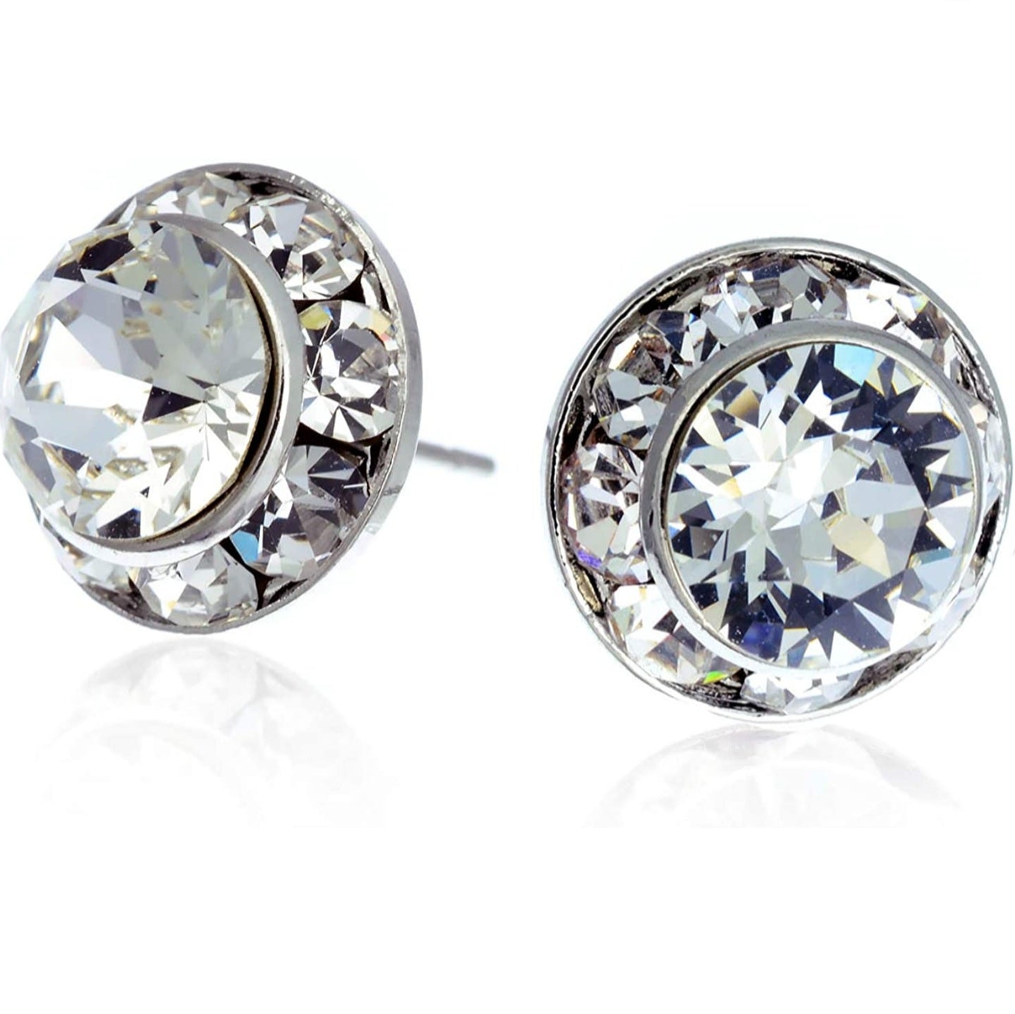Crystal Rhinestone Stud Earrings