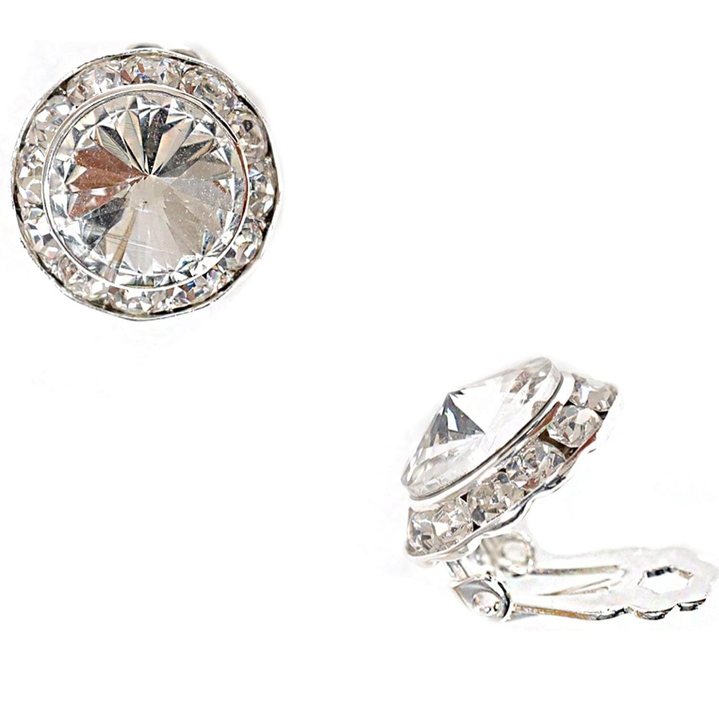Crystal Rhinestone Stud Earrings