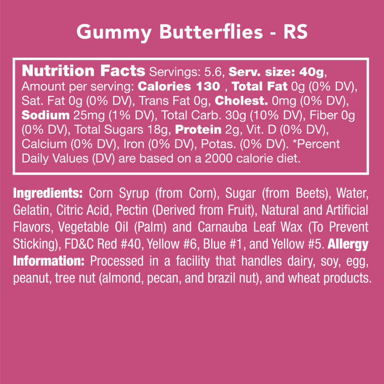 Gummy Butterflies