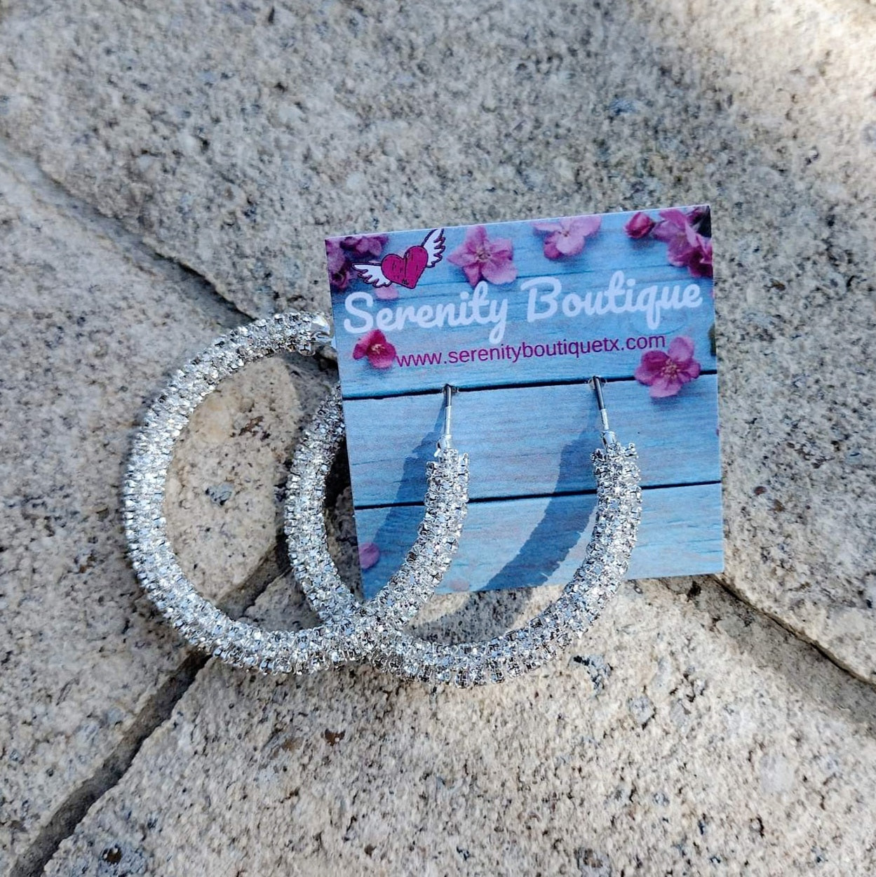 Dreamy Silver Hoops