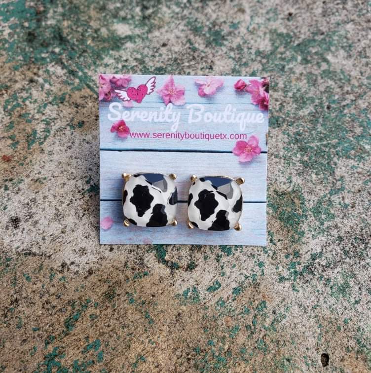 Bling Cushion Studs