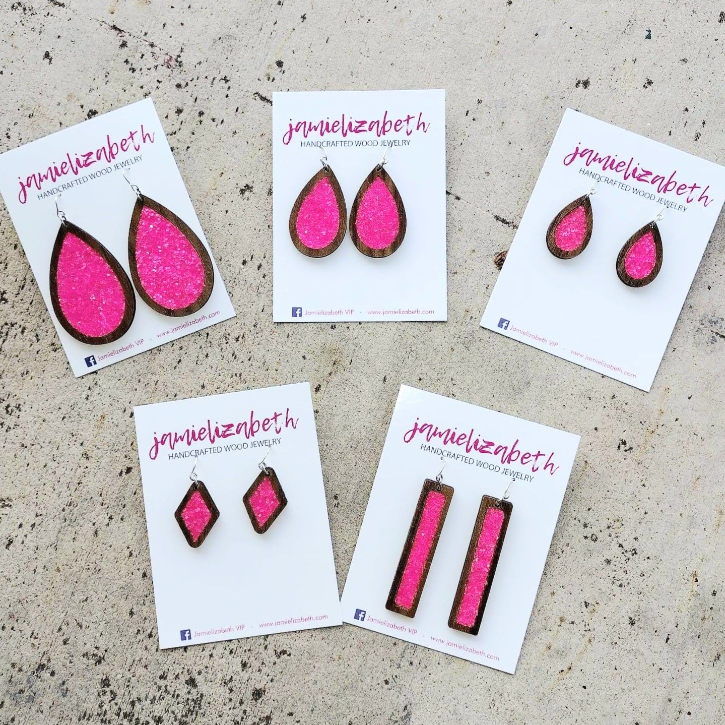 Neon Pink Glitter (More options)