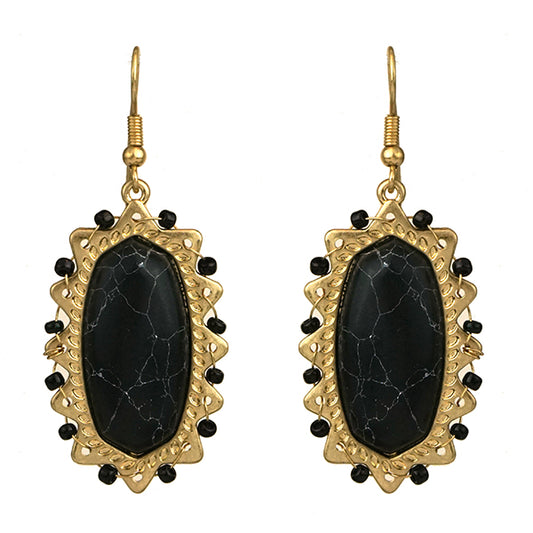 Vintage Stone Earrings