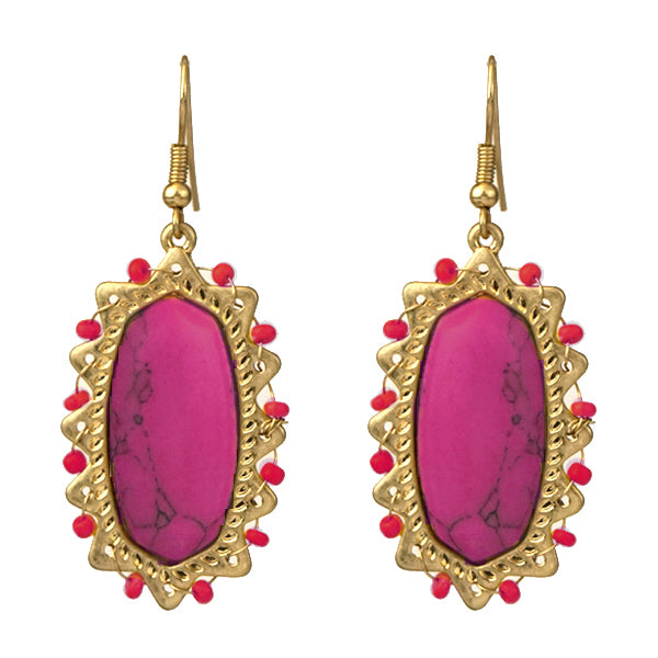 Vintage Stone Earrings