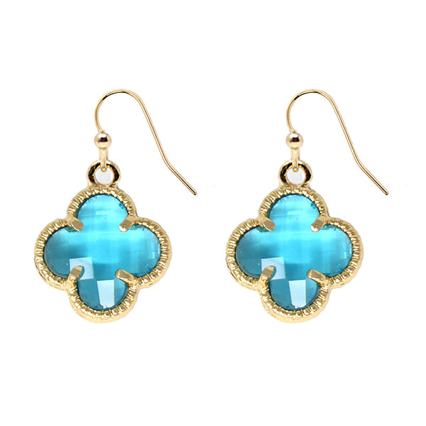 Crystal Clover Earrings