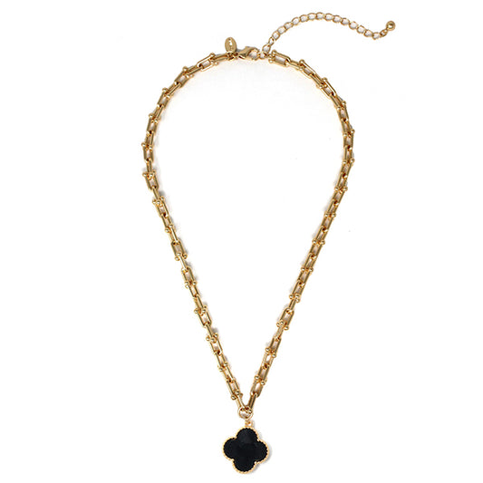 U Link Clover Necklace