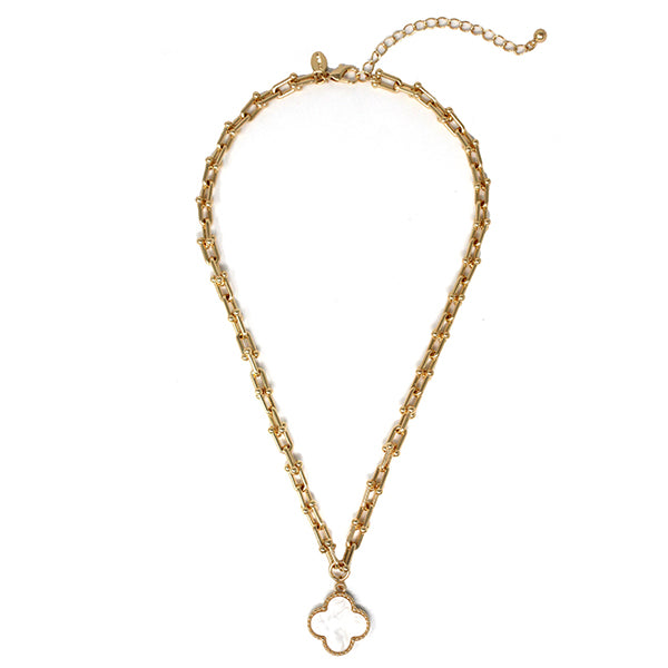 U Link Clover Necklace