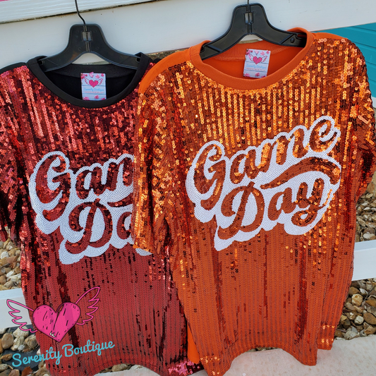 Game Day Over Size Tee