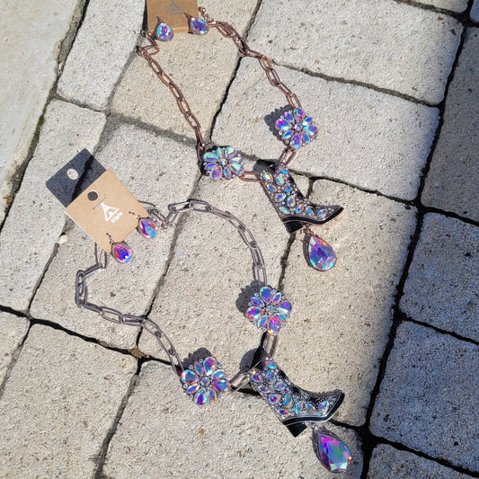 Boot Scoot Bling Necklace