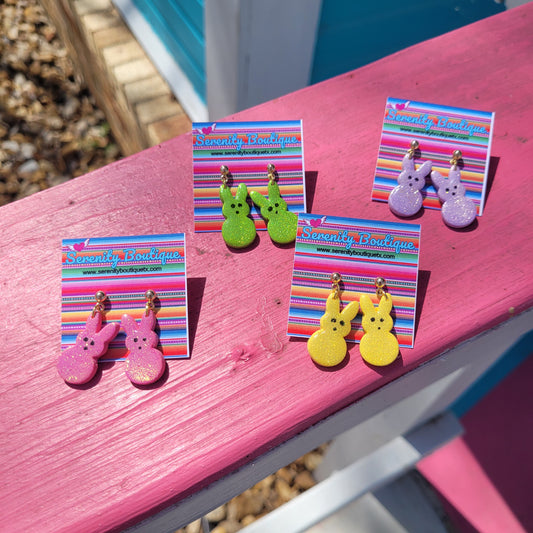 Sweet Peeps Clay Dangle Earrings