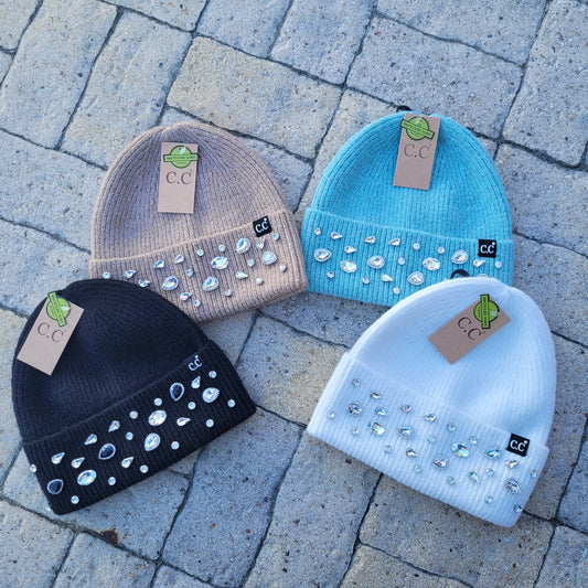 Rhinestone CC Beanie