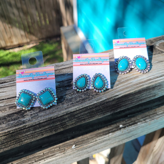 Turquoise Class Studs