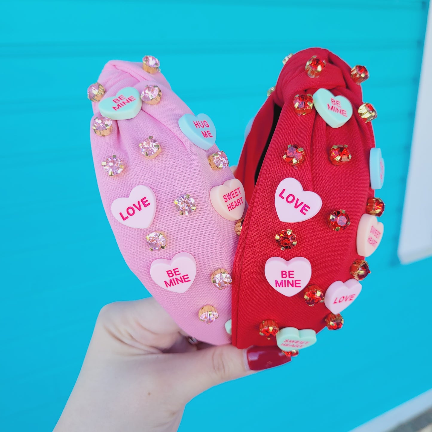 Conversation Hearts Headbands