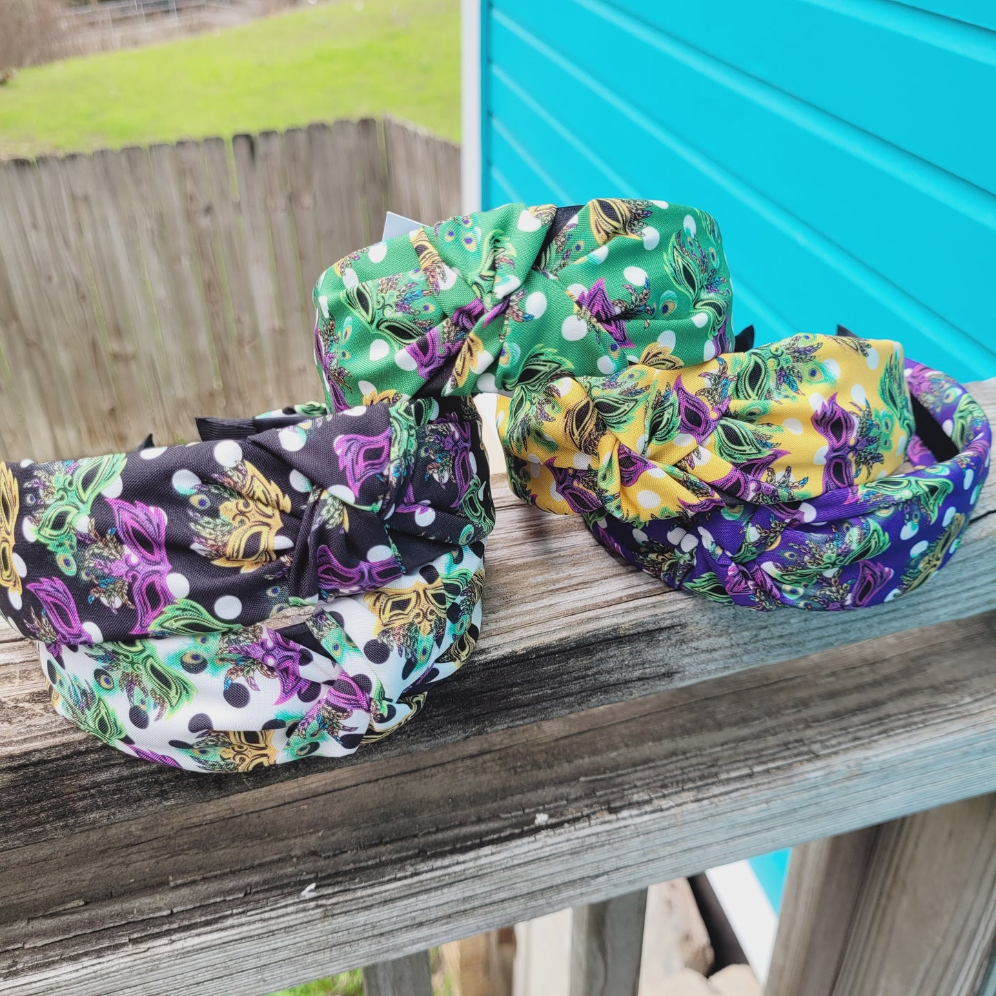 Mardi Gras Pattern Headband