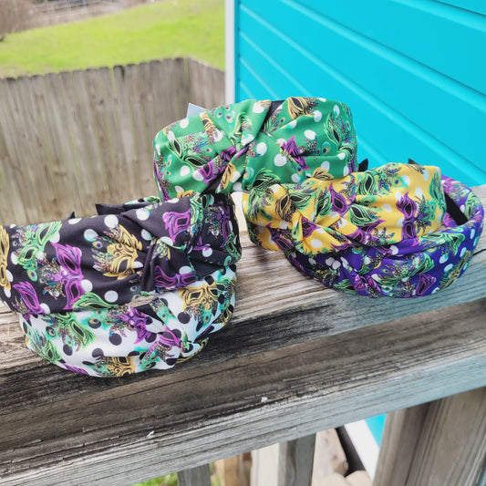 Mardi Gras Pattern Headband