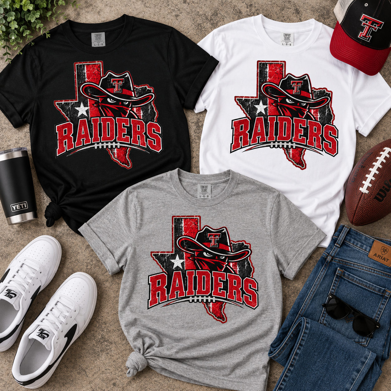 Texas Universities Vintage Tee *PREORDER*