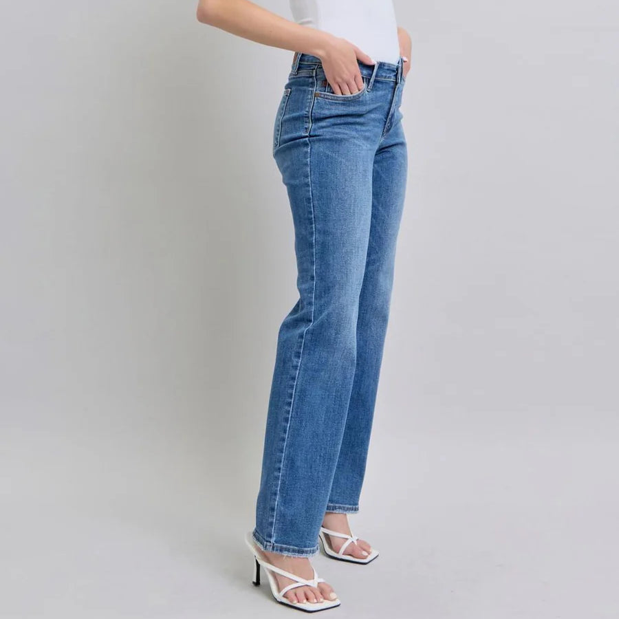 Judy Blue V for Vintage Straight Leg Jean