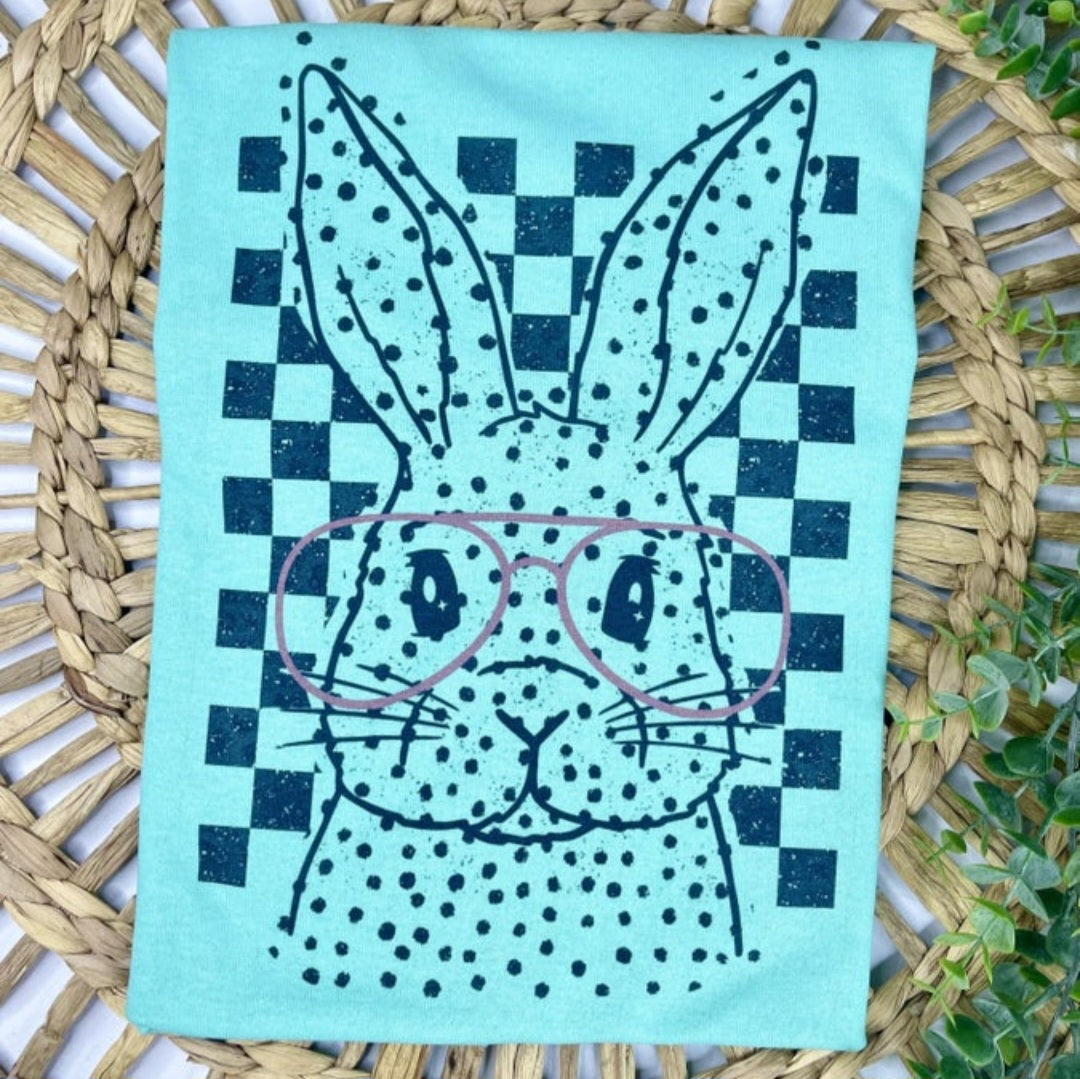 Checkered Bunny Tee