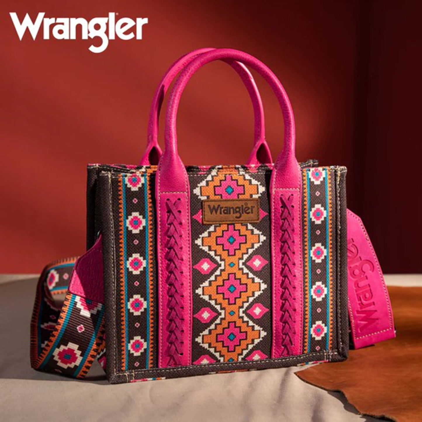 Wrangler Allover Aztec Tote