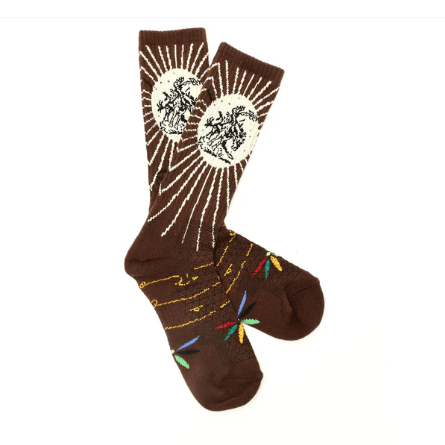 Bucking Brown Boot Socks