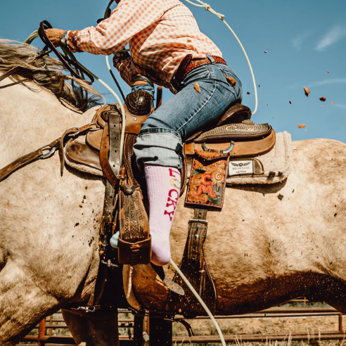 Lucky Light Lavender Boot Socks