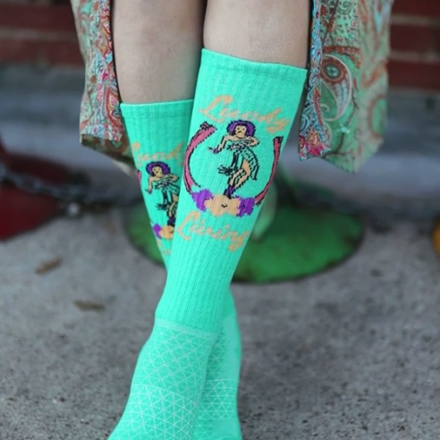 Lucky Living Island Boot Socks