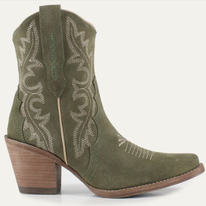 Brooke Gamuza Olive Boot