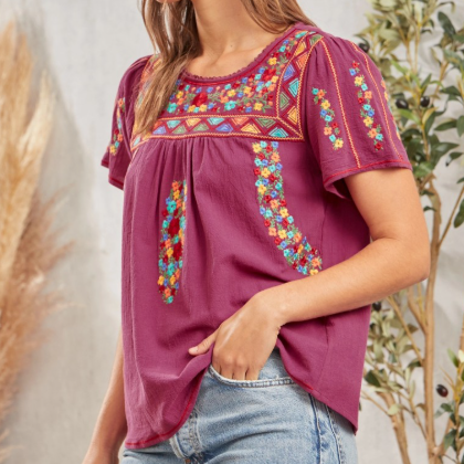 Magenta Madness Top