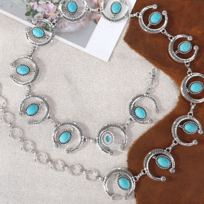 Luna Link Concho Belt