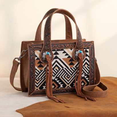 Montana West Aztec Tapestry Mini Tote