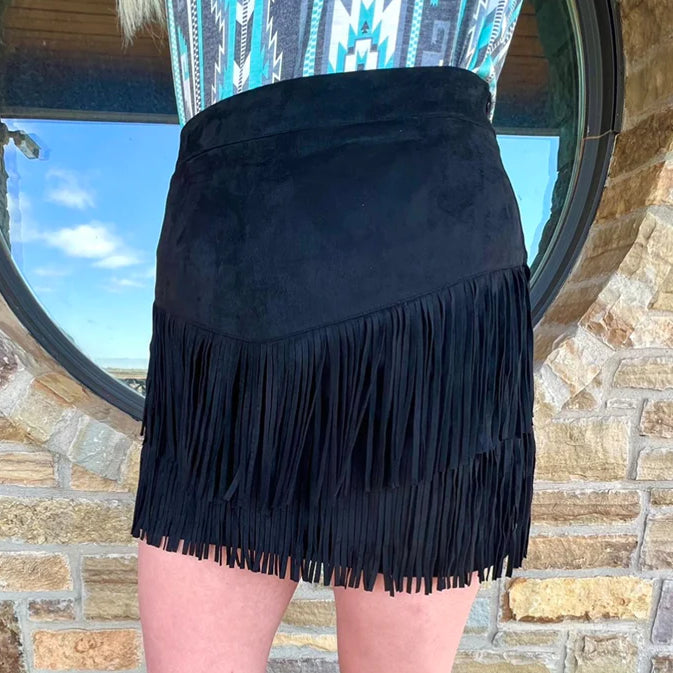Fort Worth Fringe Skirt (More Colors)