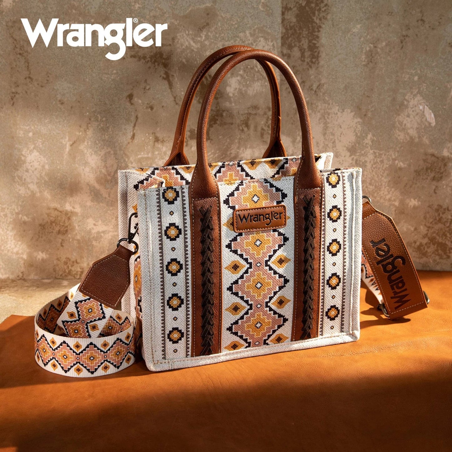 Wrangler Allover Aztec Tote