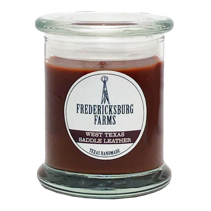 West TX Saddle Leather 9oz Candle