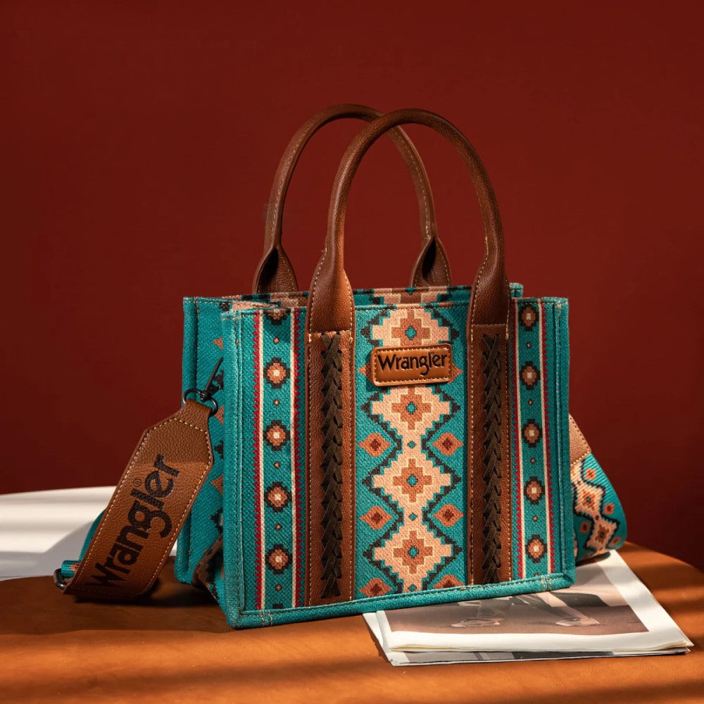 Wrangler Allover Aztec Tote