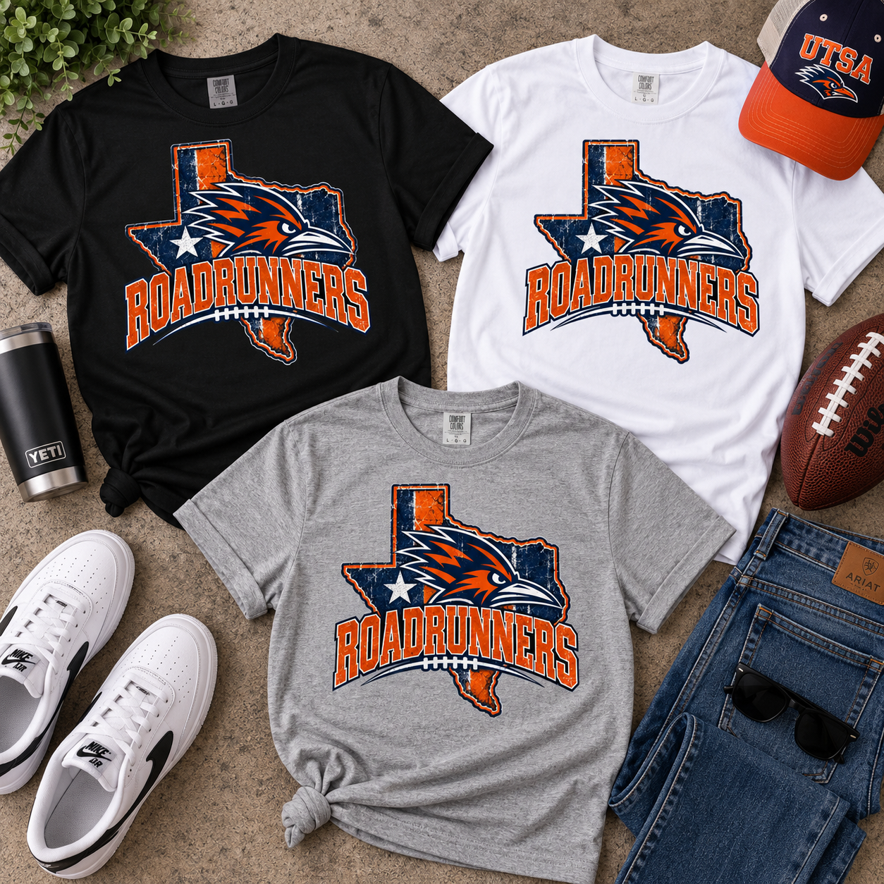 Texas Universities Vintage Tee *PREORDER*