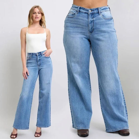 Judy Blue Perfect Vintage Wide Leg Jean