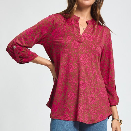 Lizzy Fall Pink Blouse
