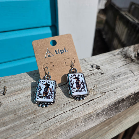 Long Live Cowgirls Earrings