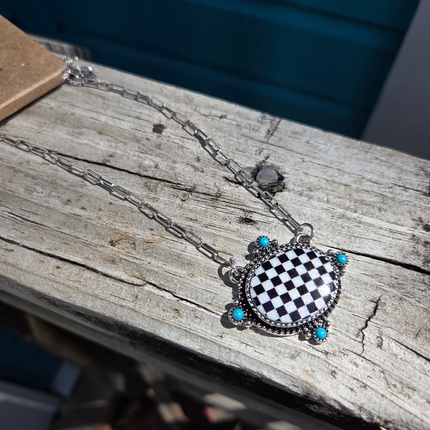 Checks & Balances Necklace